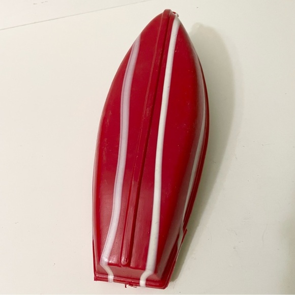 Vintage Reliable Toys Red Plastic Boat - Picture 8 of 10
